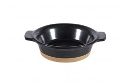 Igneous Black Individual Dish